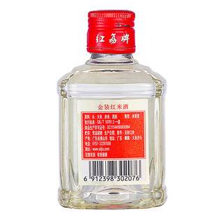 HONGLI 红荔牌 红米酒 金装 30%vol 米香型白酒 150ml*6瓶 整箱装