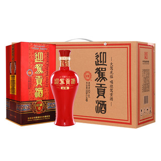 YJGJ 迎驾贡酒 封藏 42%vol 浓香型白酒 500ml*4瓶 整箱装