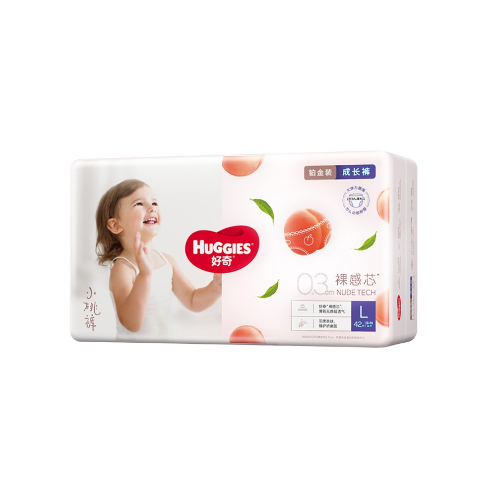 88vip,限用户: huggies 好奇 铂金拉拉裤 l42 *5件