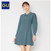 GU 极优 327600 女装针织POLO连衣裙