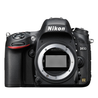 Nikon 尼康 D610 全画幅 数码单反相机 黑色 单机身+MB-D14电池手柄