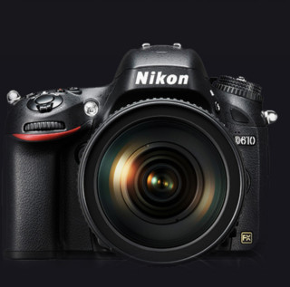 Nikon 尼康 D610 全画幅 数码单反相机 黑色 单机身+MB-D14电池手柄