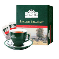 京东PLUS会员： AHMAD TEA 早餐红茶 2g*100包 *2件