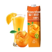 希腊原装福兰农庄100%纯果汁橙汁1000ml大瓶装饮料饮品1L