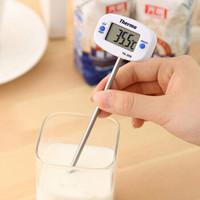 雨花泽（Yuhuaze）厨房食品电子温度计 探针式烘焙温度计 测水温油温食品测温计 温度表 *3件