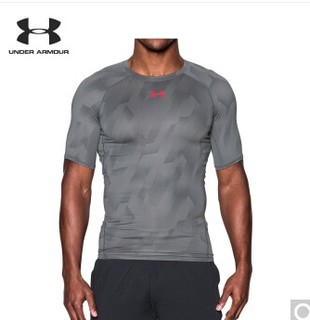 UNDER ARMOUR 安德玛 1257477 男款运动T恤灰色042 L