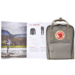 FJÄLLRÄVEN 北极狐 Kanken Mini系列 男女款休闲运动双肩包 23561-021 雾灰色 7L