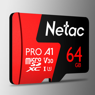 Netac 朗科 P500 至尊PRO版 Micro-SD存储卡（USH-I、V30、U3、A1）