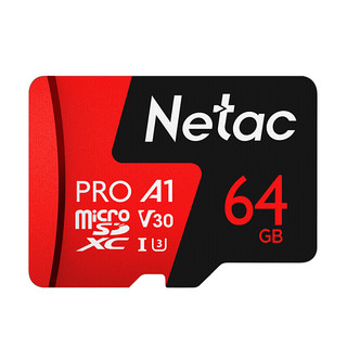 Netac 朗科 P500 至尊PRO版 Micro-SD存储卡（USH-I、V30、U3、A1）