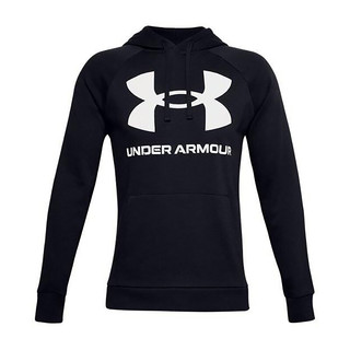 UNDER ARMOUR 安德玛 Rival Big Logo 中性运动卫衣 1357093-001 黑色 L