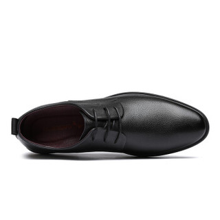 RED DRAGONFLY 红蜻蜓 男士商务休闲鞋 WTA77391 黑色升级版 39