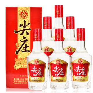 WULIANGYE 五粮液 尖庄 三星 50%vol 浓香型白酒 450ml*6瓶 整箱装