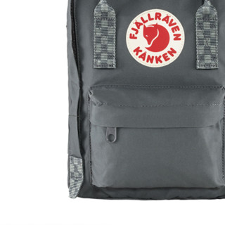 FJÄLLRÄVEN 北极狐 Kanken Mini系列 男女款休闲运动双肩包 23561 046-904 超级灰/棋盘 7L