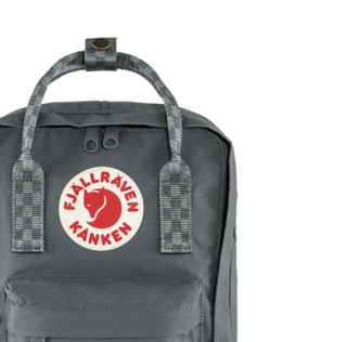 FJÄLLRÄVEN 北极狐 Kanken Mini系列 男女款休闲运动双肩包 23561 046-904 超级灰/棋盘 7L