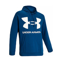 UNDER ARMOUR 安德玛 Rival Big Logo 中性运动卫衣 1357093-581 蓝色 XXL