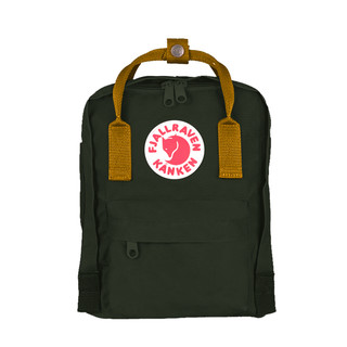 FJÄLLRÄVEN 北极狐 Kanken Mini系列 男女款休闲运动双肩包 23561 662-166 森林灰-橡果色 7L