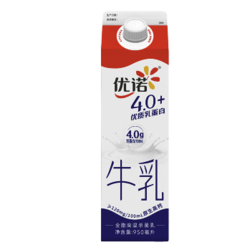 优诺 鲜奶 全脂牛奶 950ml