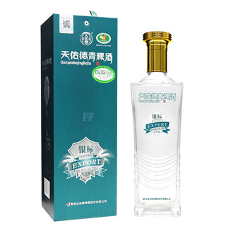 Tian youde 天佑德 青稞酒 银标 出口型 44%vol 清香型白酒 750ml 单瓶装