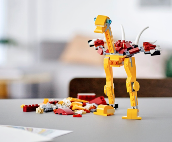 积木之家京东plus会员lego乐高创意百变系列31112狂野狮子