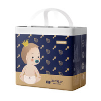 babycare 皇冠LaLa裤皇室狮子王国拉拉裤婴儿尿不湿箱装XL30+2*4包 12-17kg