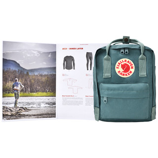 FJÄLLRÄVEN 北极狐 Kanken Mini系列 男女款休闲运动双肩包 23561-664 霜绿色 7L