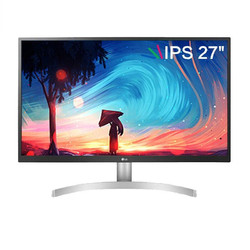 LG 乐金 27UL500 27英寸 IPS FreeSync 显示器(3840×2160、60Hz、98%sRGB、HDR10)