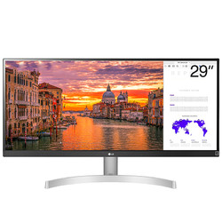 LG 乐金 29WN600 29英寸IPS显示器（2560x1080、75Hz、99%sRGB、HDR10）