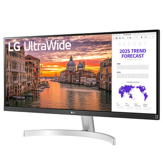 LG 乐金 29WN600-W 29英寸 IPS FreeSync 显示器 (2560×1080、75Hz、99%sRGB、HDR10)