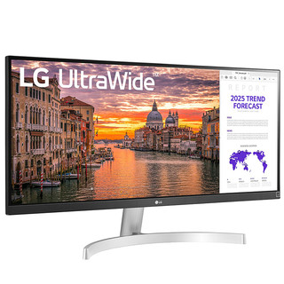 LG 乐金 29WN600-W 29英寸 IPS FreeSync 显示器 (2560×1080、75Hz、99%sRGB、HDR10)