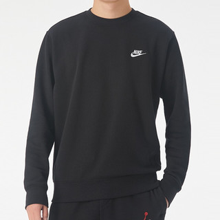 NIKE 耐克 Sportswear Club French 男子卫衣 BV2667-010 黑/白 XXXL