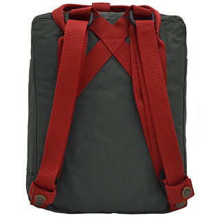 FJÄLLRÄVEN 北极狐 Kanken Mini系列 男女款休闲运动双肩包 23561 660/326 森林绿/公牛红 7L