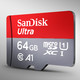  PLUS会员：SanDisk 闪迪 A1 至尊高速移动 MicroSD卡 64GB　