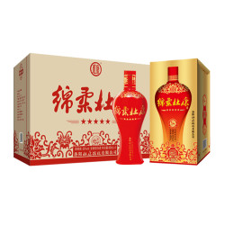 杜康绵柔五星浓香型白酒50度460ml6整箱装端午送礼纯粮婚宴结婚酒