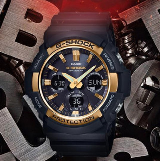 CASIO 卡西欧 G-SHOCK系列 52.5毫米石英腕表 GAS-100G-1A