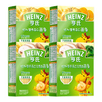 Heinz 亨氏 优加宝宝面条婴幼儿童辅食食品营养果蔬面条无添加组合四盒装