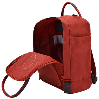 FJÄLLRÄVEN 北极狐 Kanken Mini系列 男女款休闲运动双肩包 23561 325/915 深红/幻彩 7L