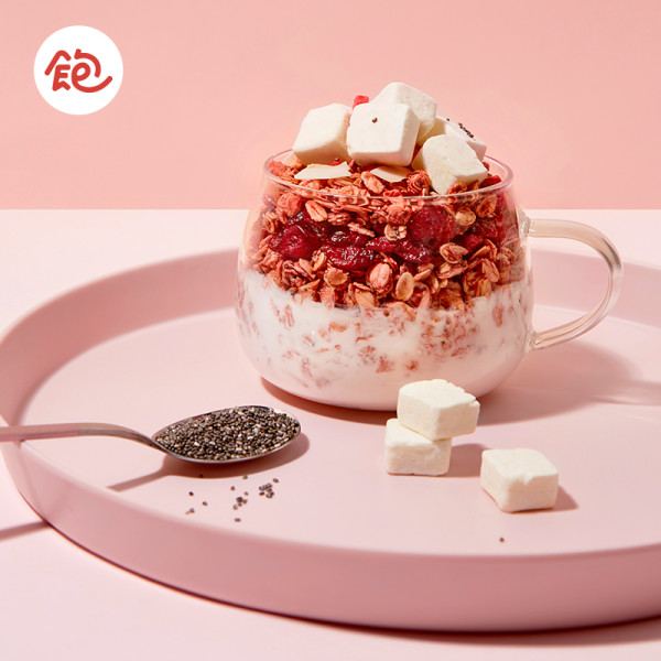 【主播推荐】王饱饱奇亚籽芝士草莓烘焙麦片早餐即食(奇亚籽芝士草莓*