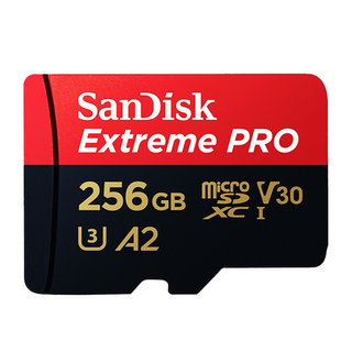 256GB TF（MicroSD）内存卡 A2 4K V30 U3 C10 至尊超极速移动存储卡