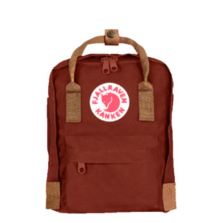 FJÄLLRÄVEN 北极狐 Kanken Mini系列 男女款休闲运动双肩包 23561 326-908 公牛红/鹅眼纹 7L