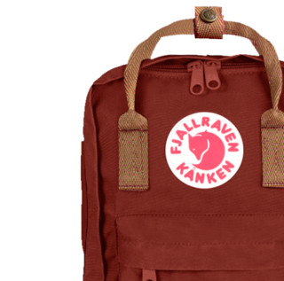 FJÄLLRÄVEN 北极狐 Kanken Mini系列 男女款休闲运动双肩包 23561 326-908 公牛红/鹅眼纹 7L