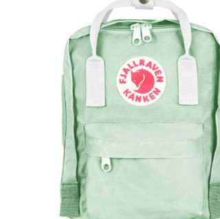 FJÄLLRÄVEN 北极狐 Kanken Mini系列 男女款休闲运动双肩包 23561 600-106 薄荷绿/冷白色 7L