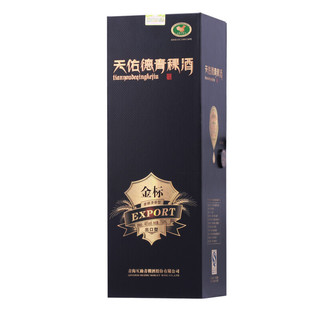 Tian youde 天佑德 青稞酒 金标 出口型 46%vol 清香型白酒 750ml 单瓶装