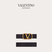 VALENTINO GARAVANI/华伦天奴男士新品VLogo Signature小牛皮腰带 VY2T0Q87ECU-0NO （黑色、85cm）