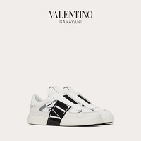 VALENTINO GARAVANI/华伦天奴男士新品白色VL7N 小牛皮便鞋小白鞋 VY2S0E02WRQ24P （45.5、白色）