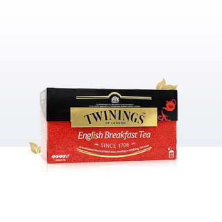 TWININGS 川宁 英式早餐红茶茶包 2g*25包