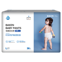 BaKen 倍康 柔薄系列 拉拉裤 L36片