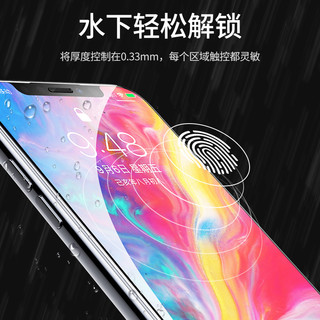 绿联 苹果11钢化膜iPhone11 pro高清全覆盖手机贴膜11 pro max防爆无白边手机前膜