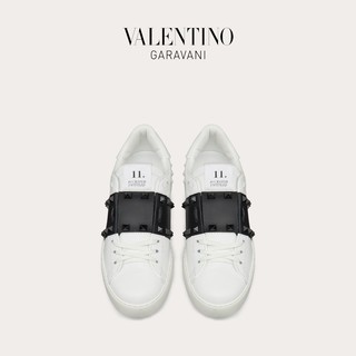 VALENTINO GARAVANI/华伦天奴 Rockstud Untitled 牛皮铆钉运动鞋 F14549760 （38、白色）