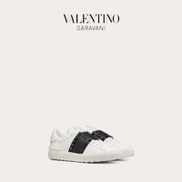 VALENTINO GARAVANI/华伦天奴 Rockstud Untitled 牛皮铆钉运动鞋 F14549760 （39.5、白色）