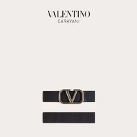 VALENTINO GARAVANI/华伦天奴 男士 VLogo Signature 小牛皮腰带 VY2T0Q87AZR-0NO （黑色、85cm）